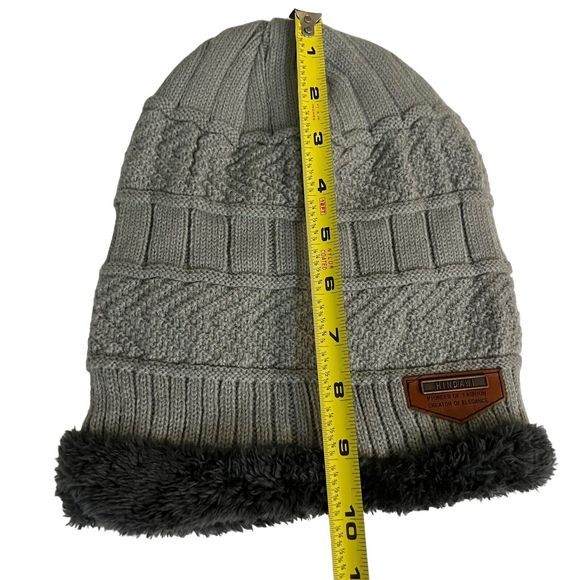 HINDAWI Winter Beanie Hat - Grey - Picture 5 of 5